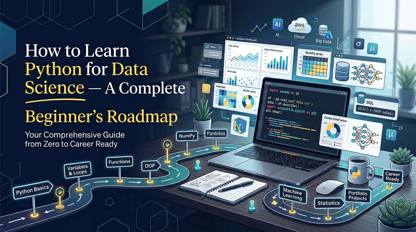 How to Learn Python for Data Science — A Complete Beginner's Roadmap.