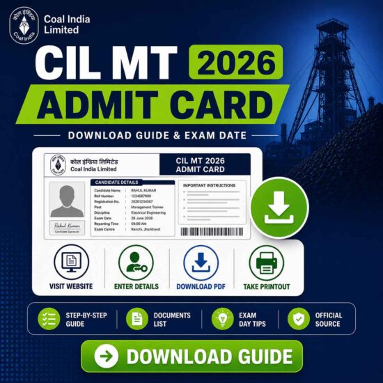 cil mt admit card 2026 download and exam date guide