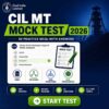 cil mt mock test 2026 system discipline practice mcqs