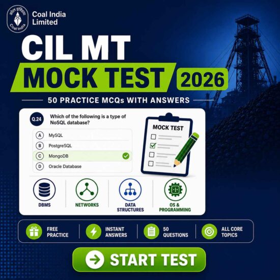 cil mt mock test 2026 system discipline practice mcqs