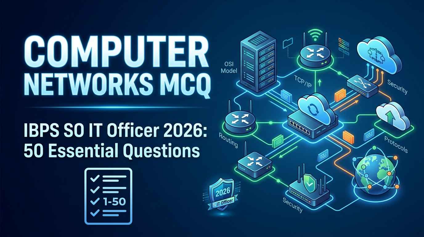 Computer Networks MCQ for IBPS SO IT Officer 2026