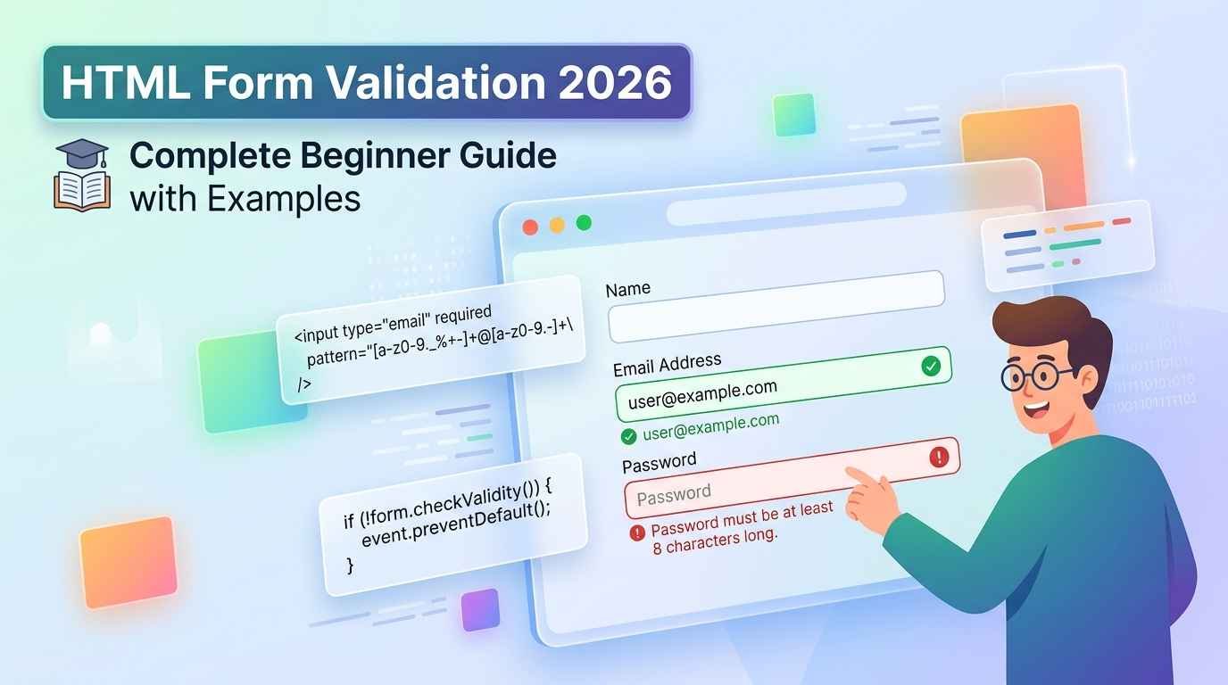 HTML Form Validation 2026
