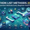Python List Methods 2026