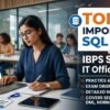 SQL MCQ for IBPS SO IT Officer 2026 practice questions